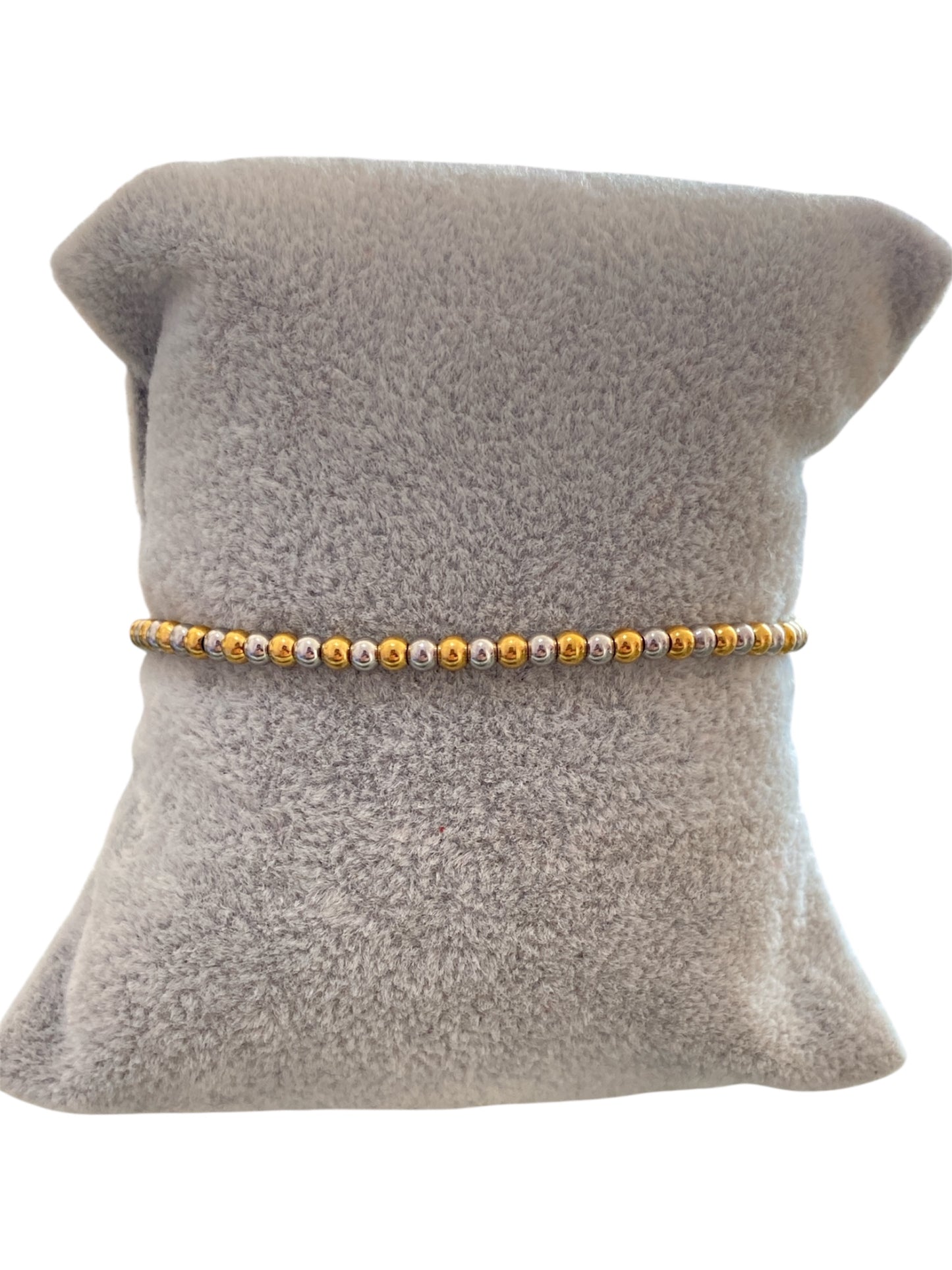 Pulsera Bolas Chicas Dorado,Plateado y combinado