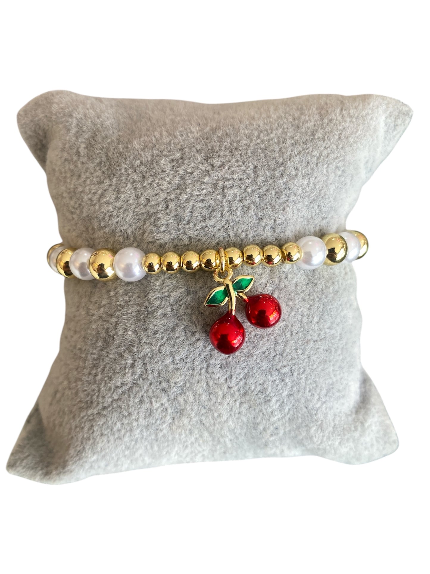Pulsera Cereza Perlas