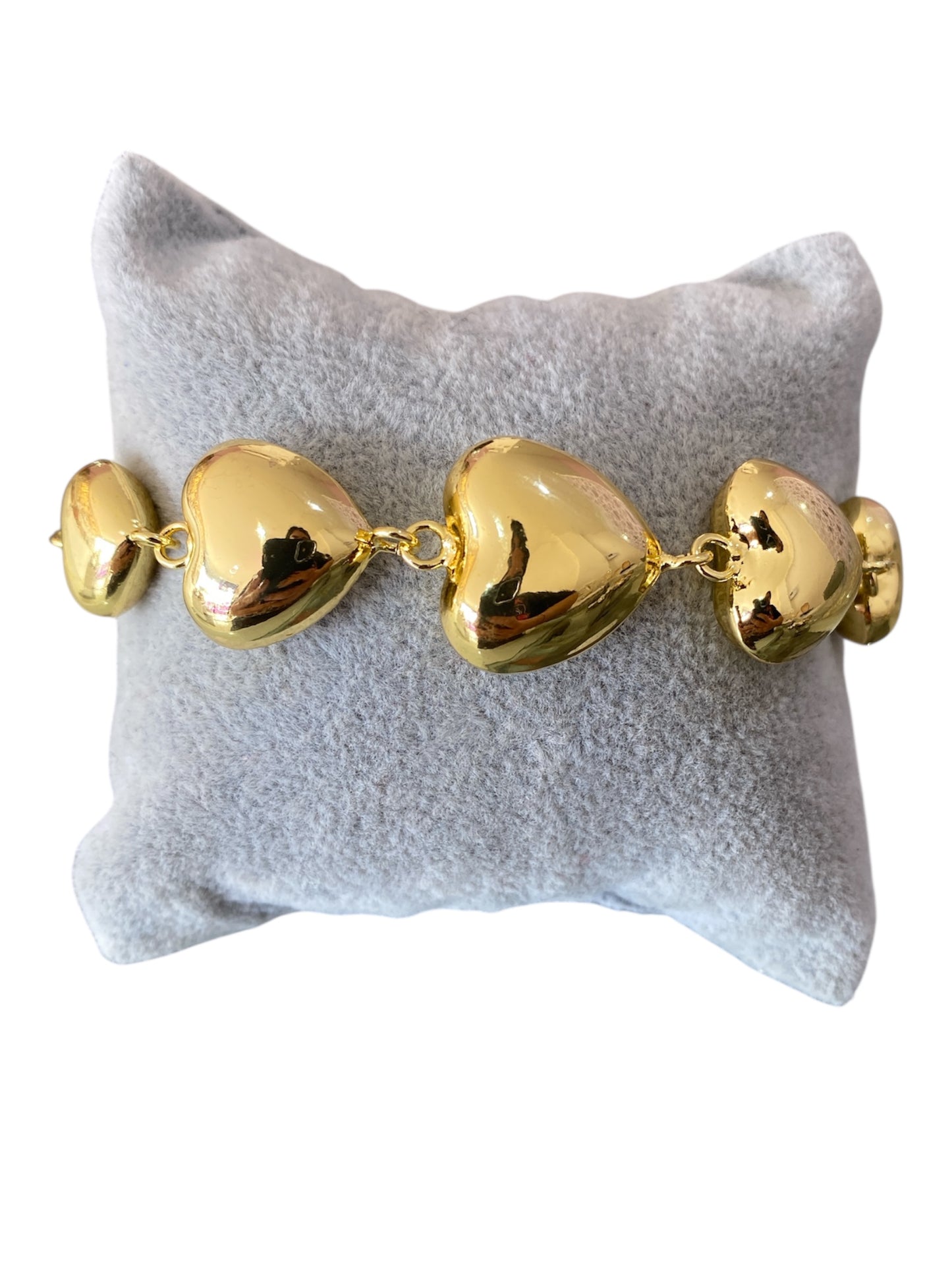 Pulsera Corazones Chunky