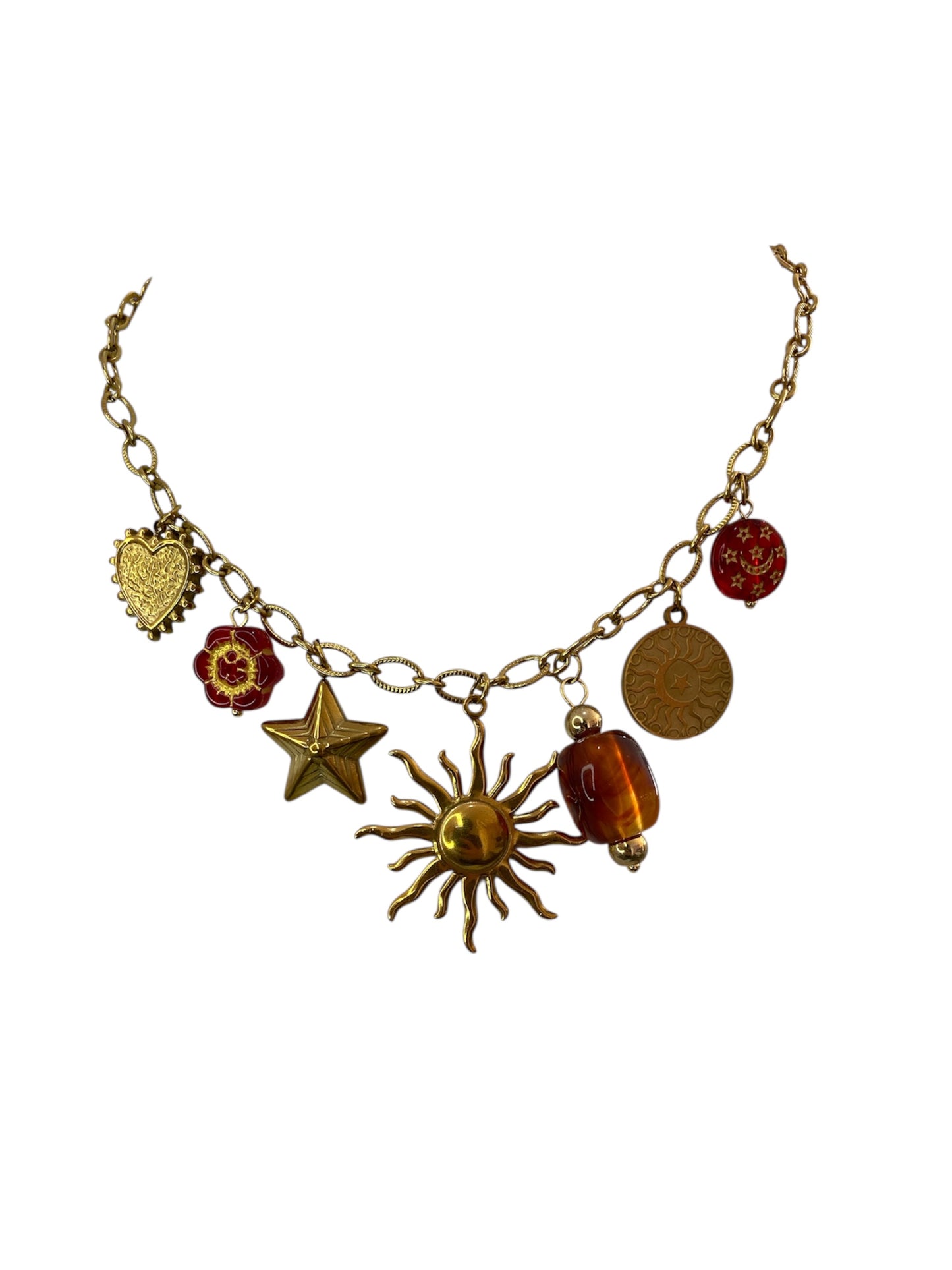 Collar Dijes Varios Sol
