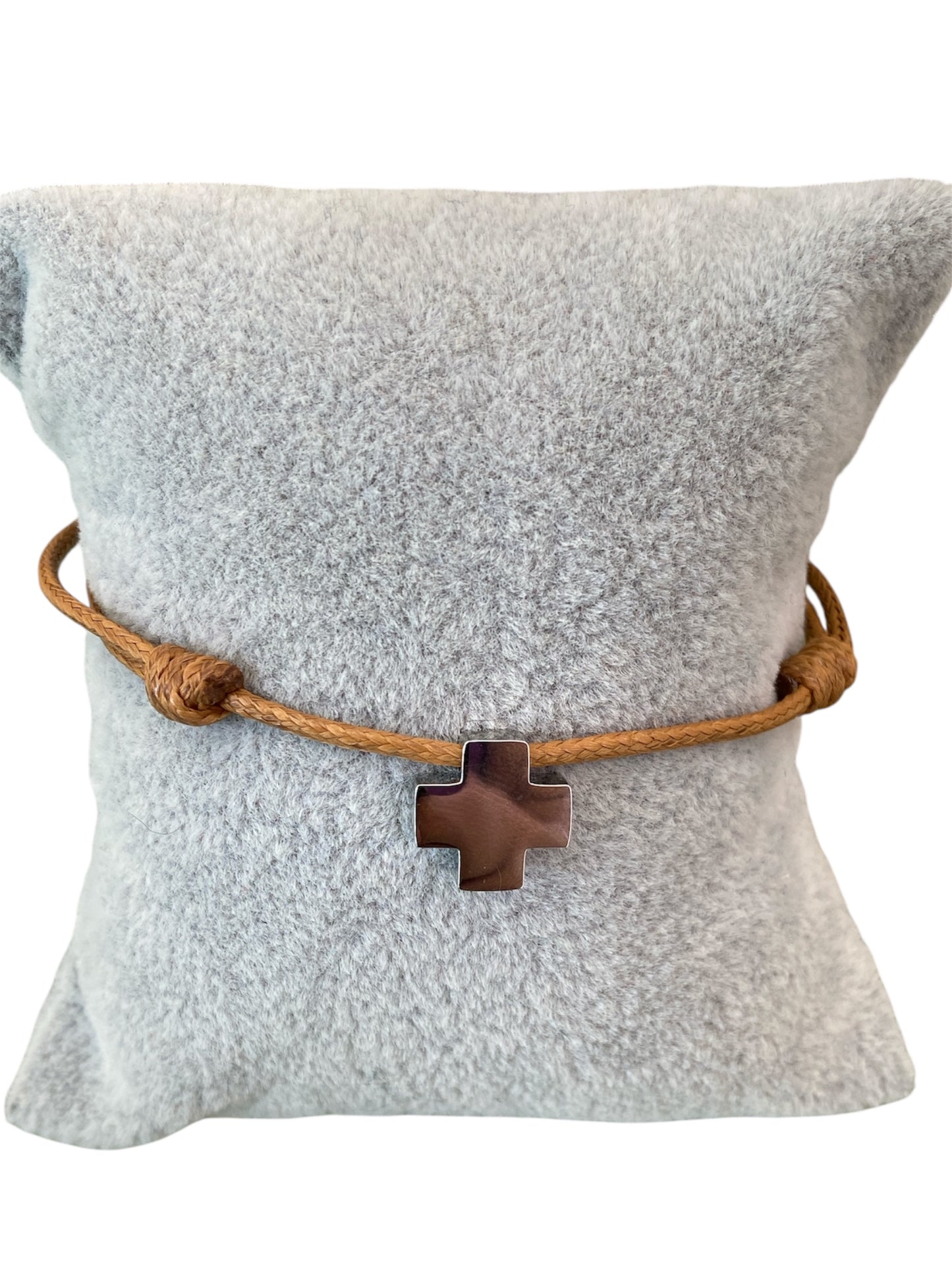 Pulsera Hilo Cafe Cruz