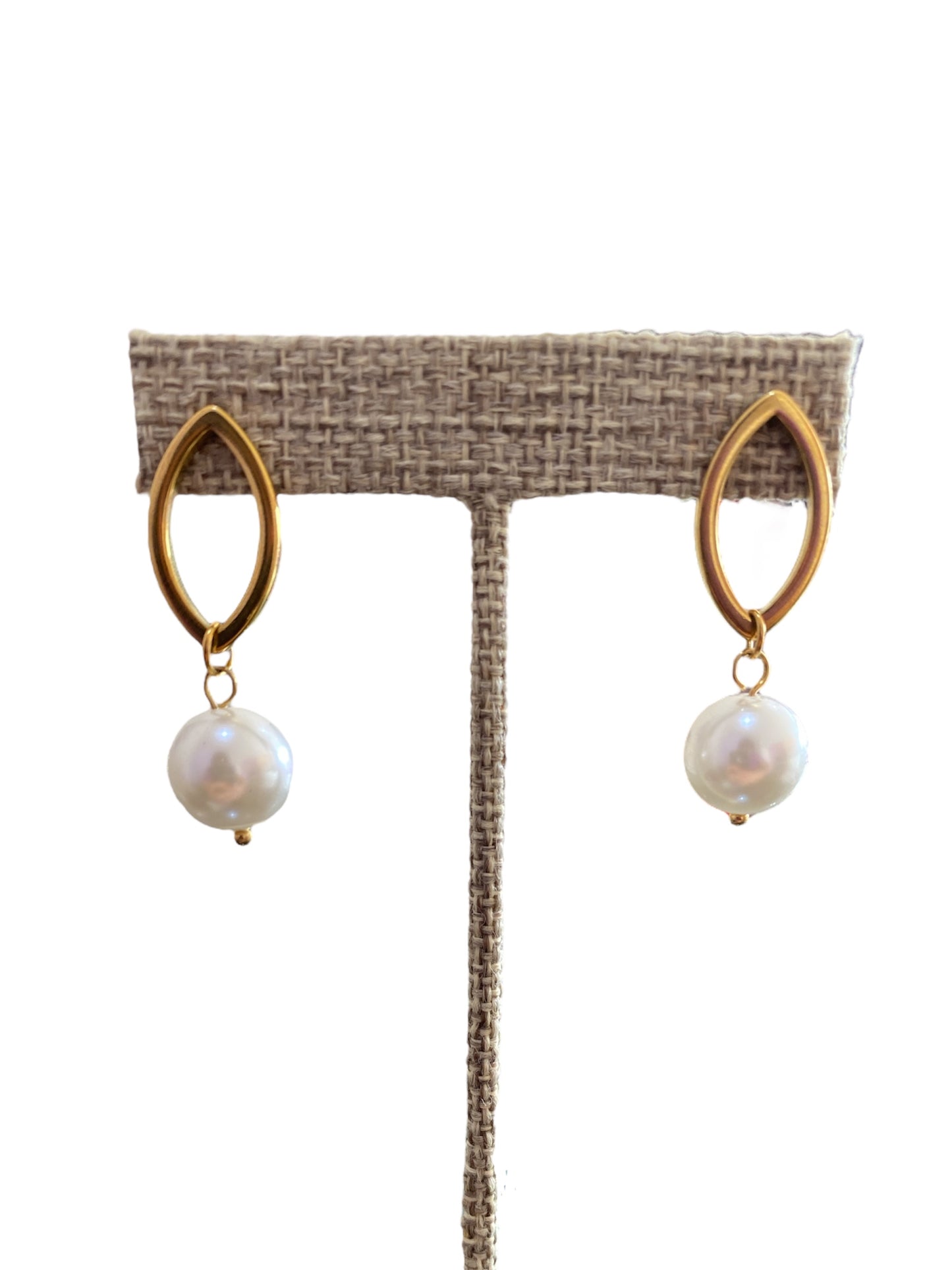 Arete Perla Colgante