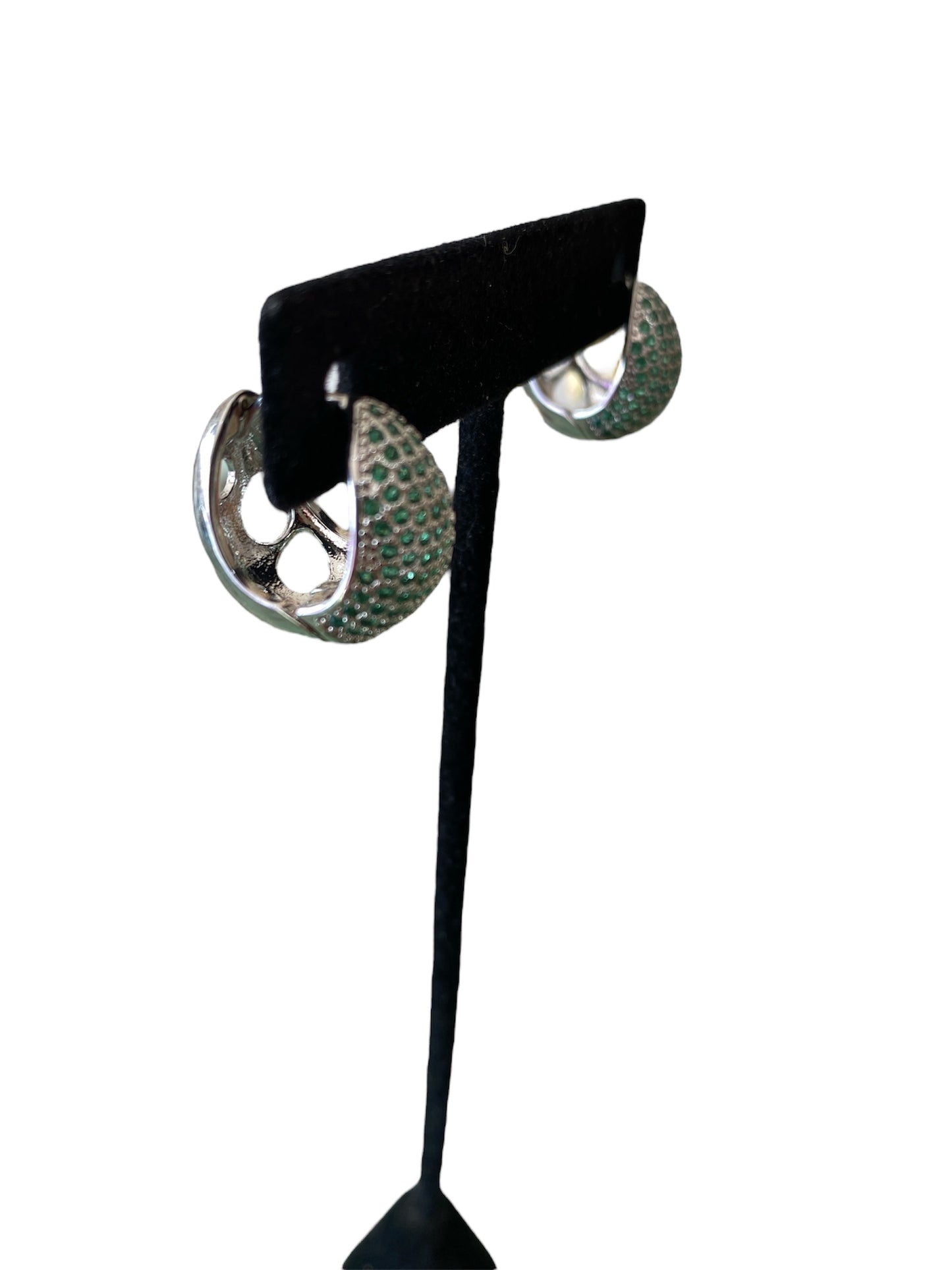 Hoops Chunky Plateados