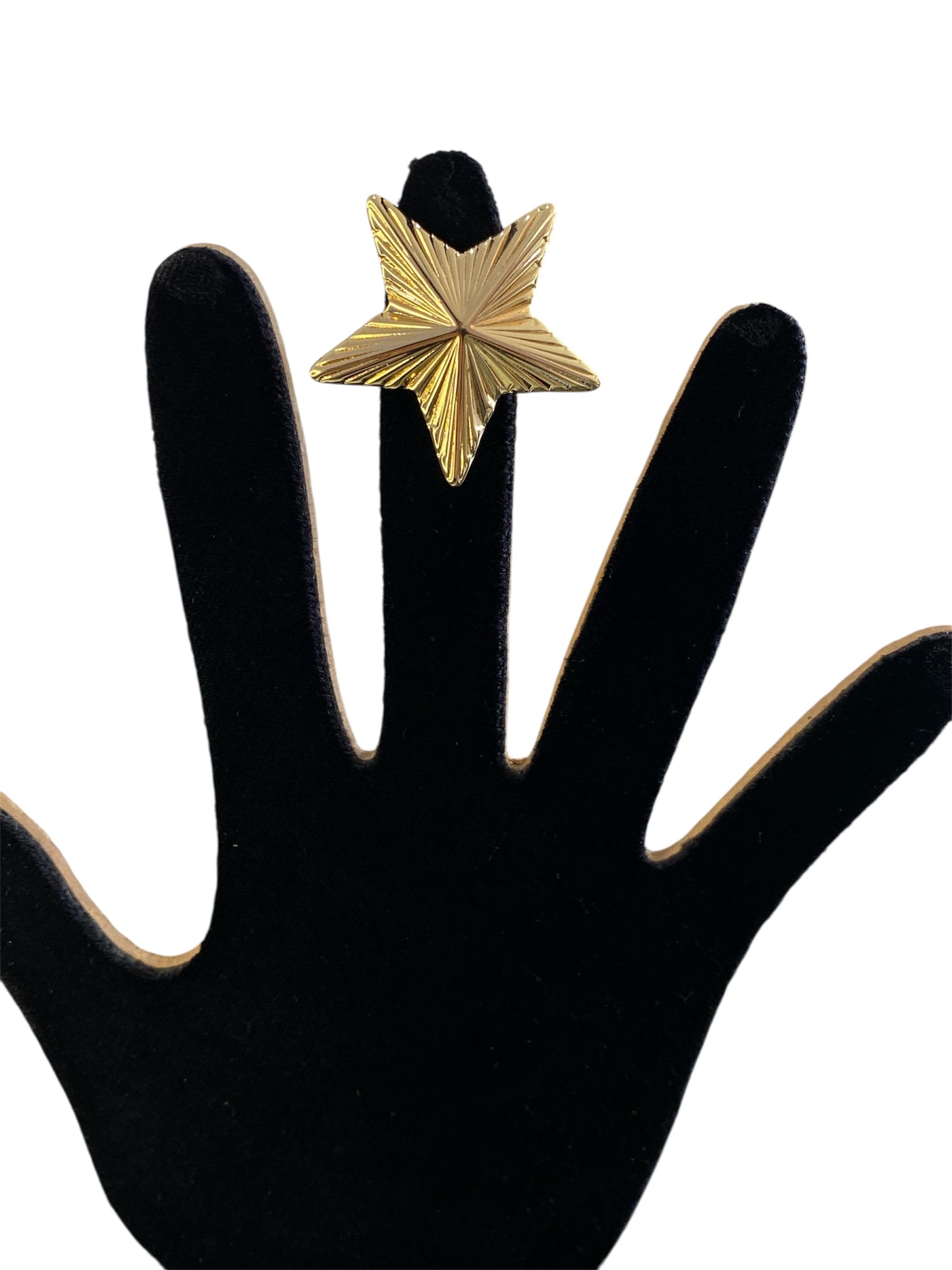Anillo estrella Chunky