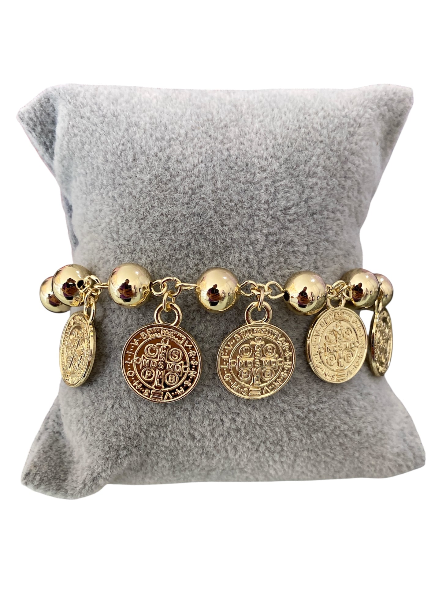 Pulsera Bolas Dijes San Benito