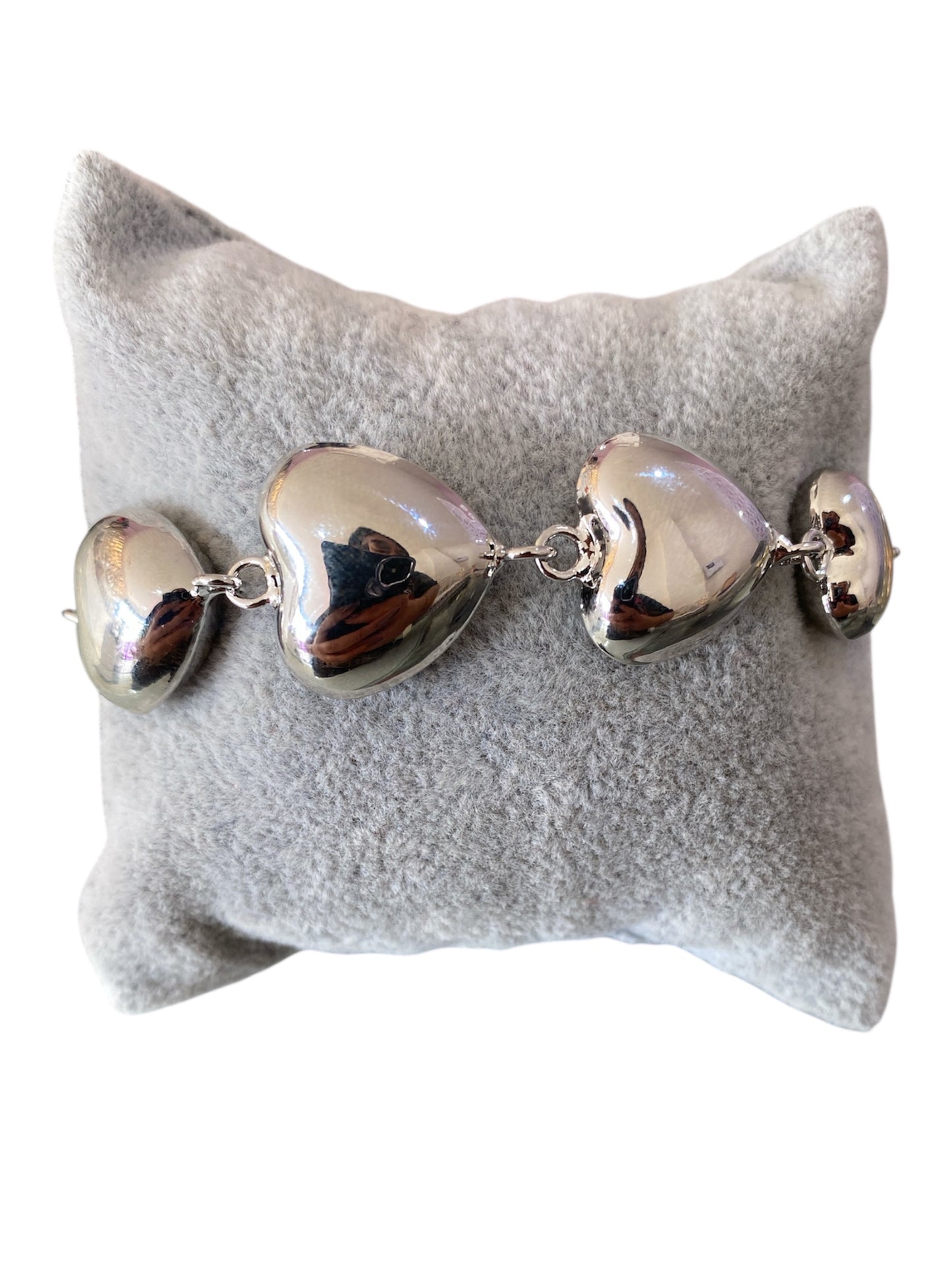 Pulsera Corazones Chunky