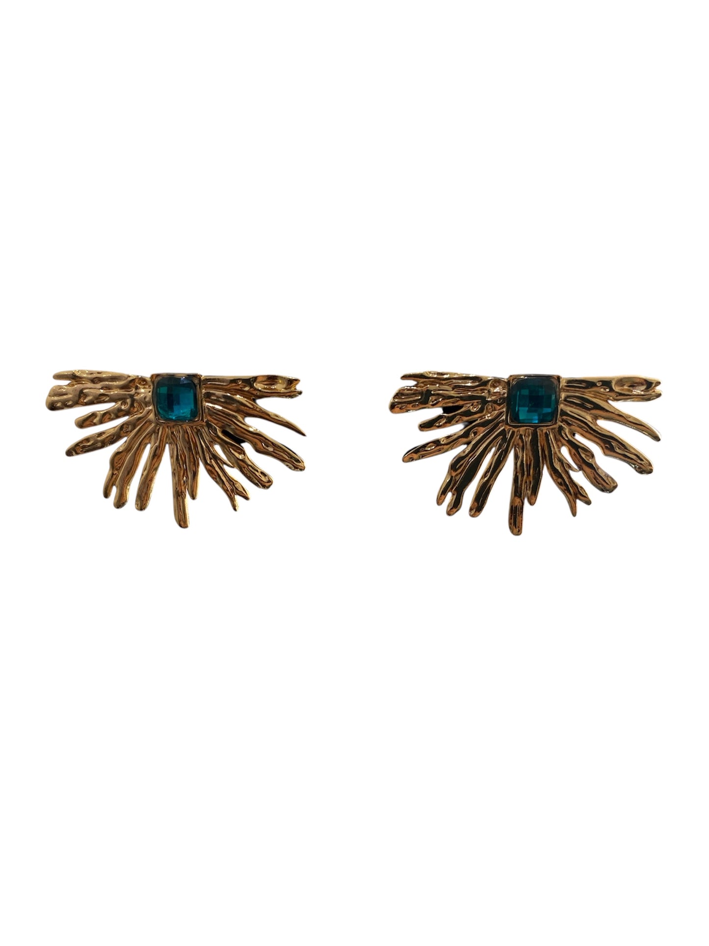 Aretes Cristal Verde