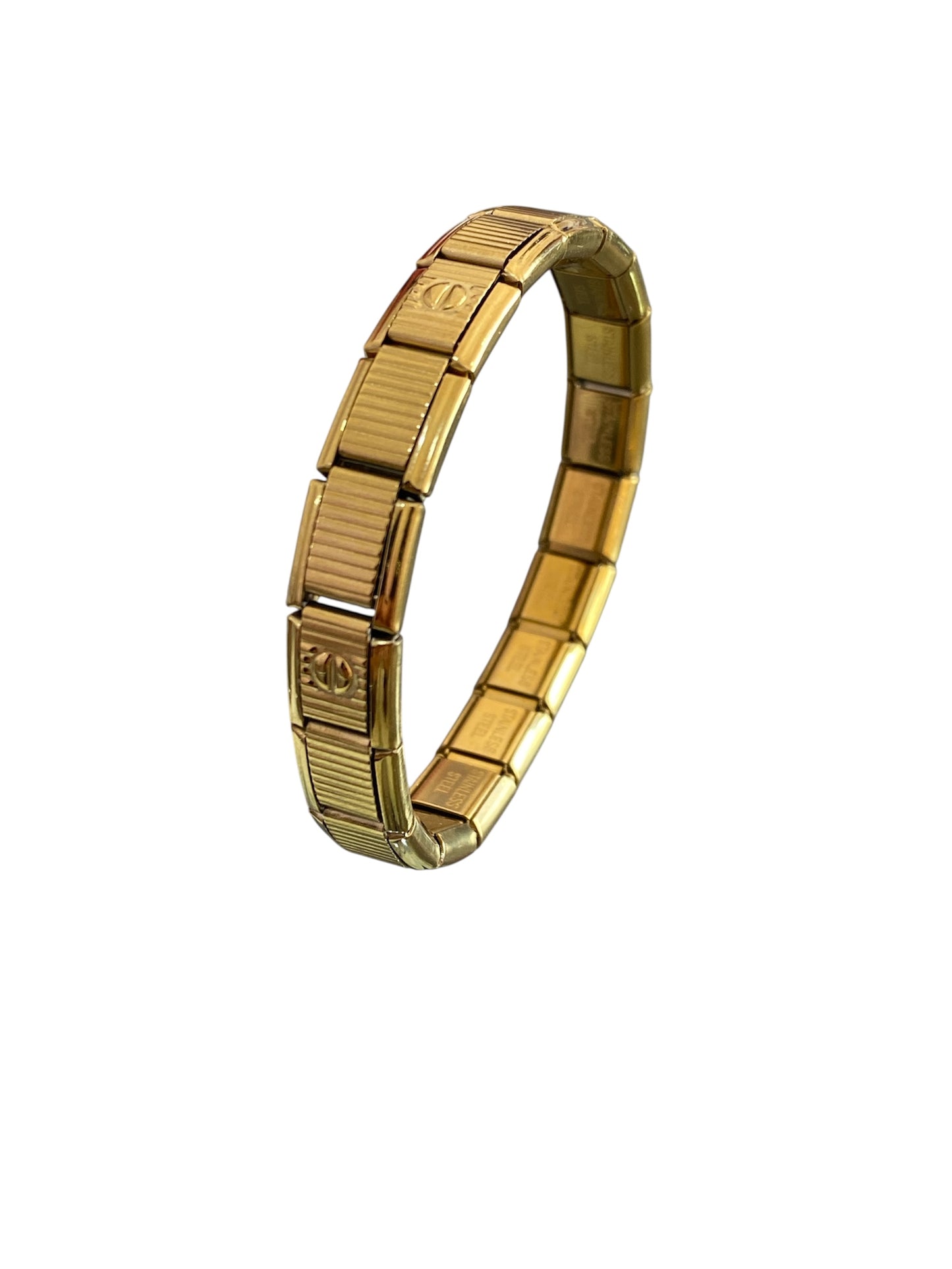 Pulsera Italiana Tipo C Dorada