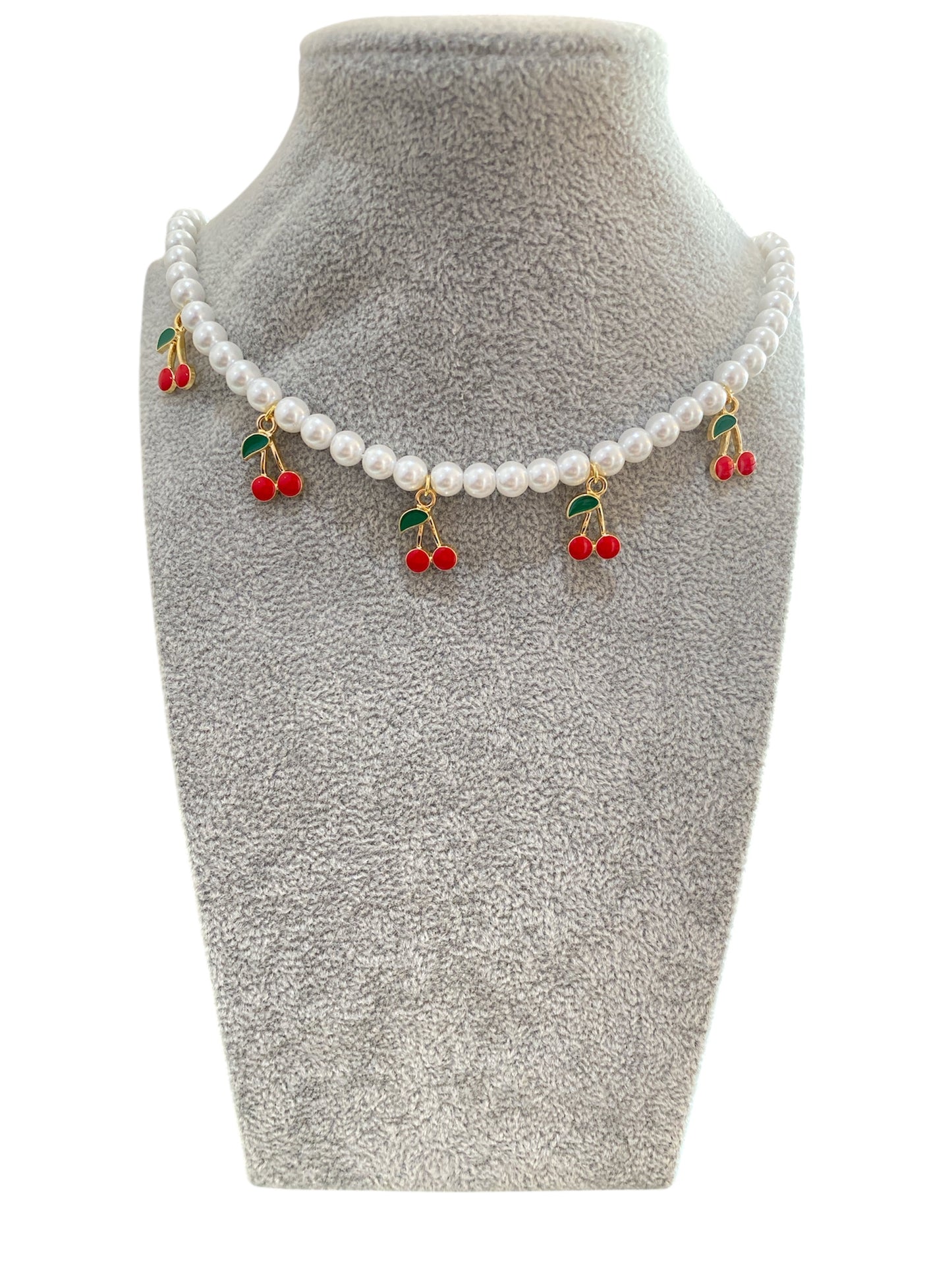 Cadena Perla Cerezas