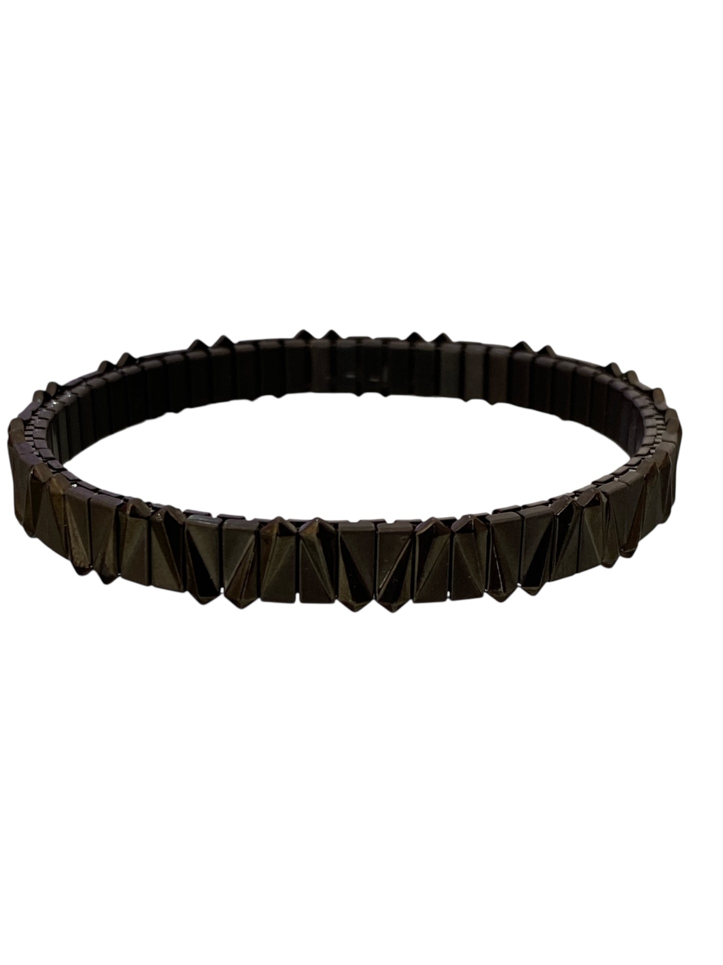 Pulsera Elástica Dorada,Combinada y negra