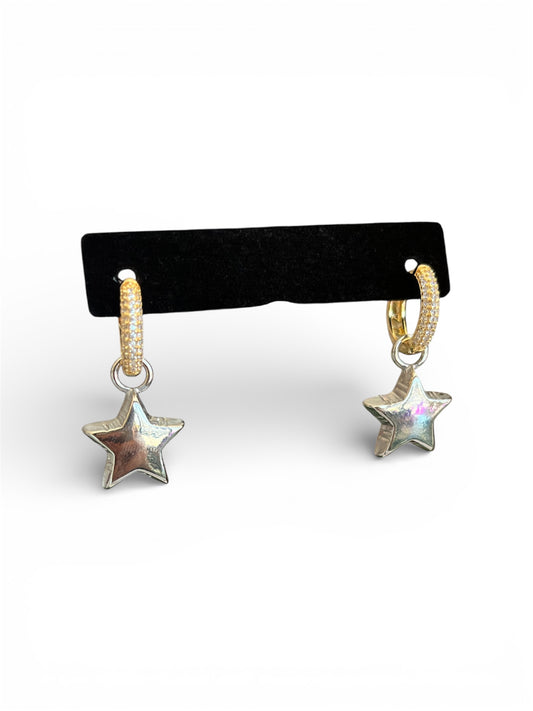 Arracada Combinada Estrella
