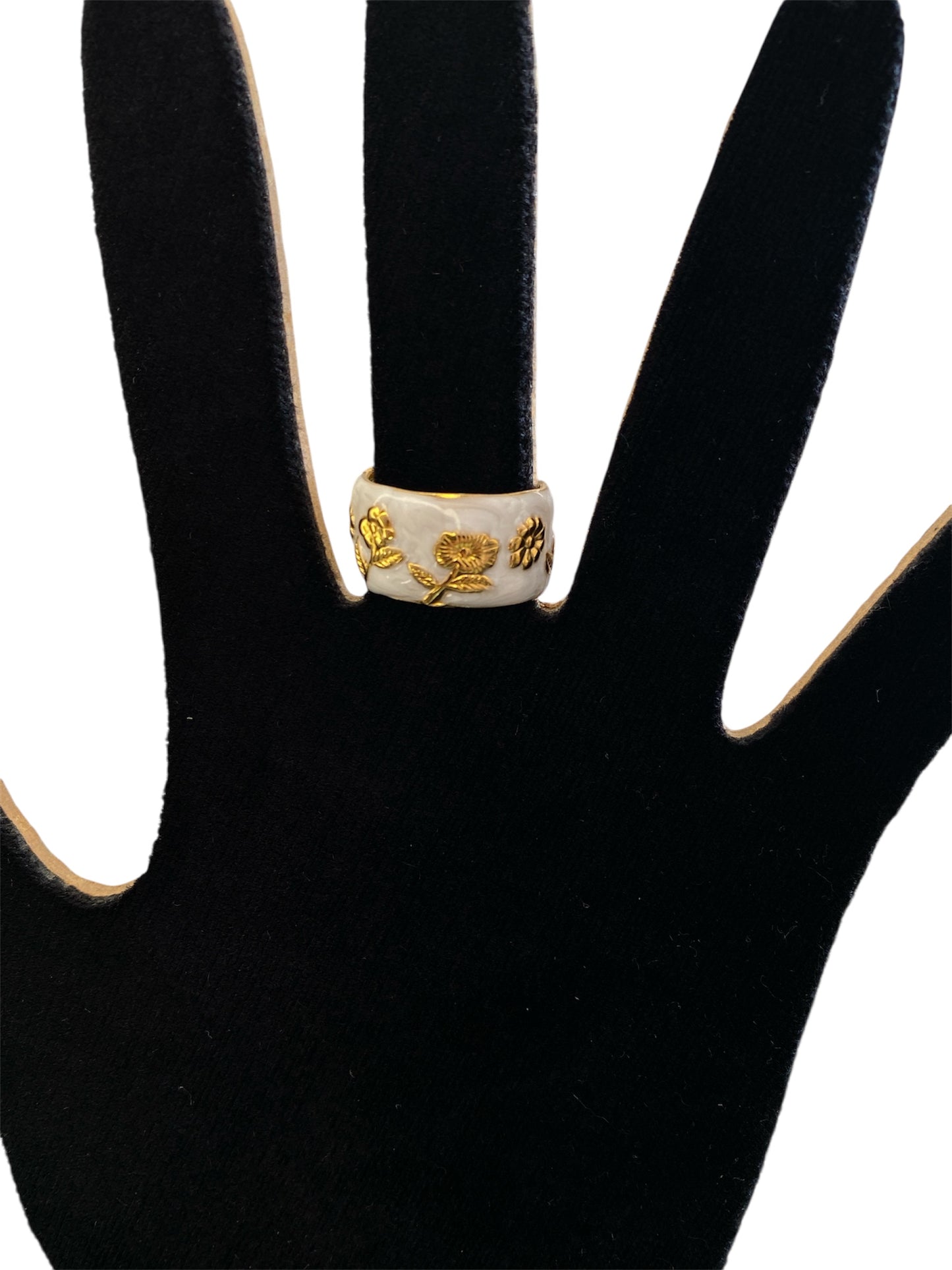 Anillo Azul Y blanco