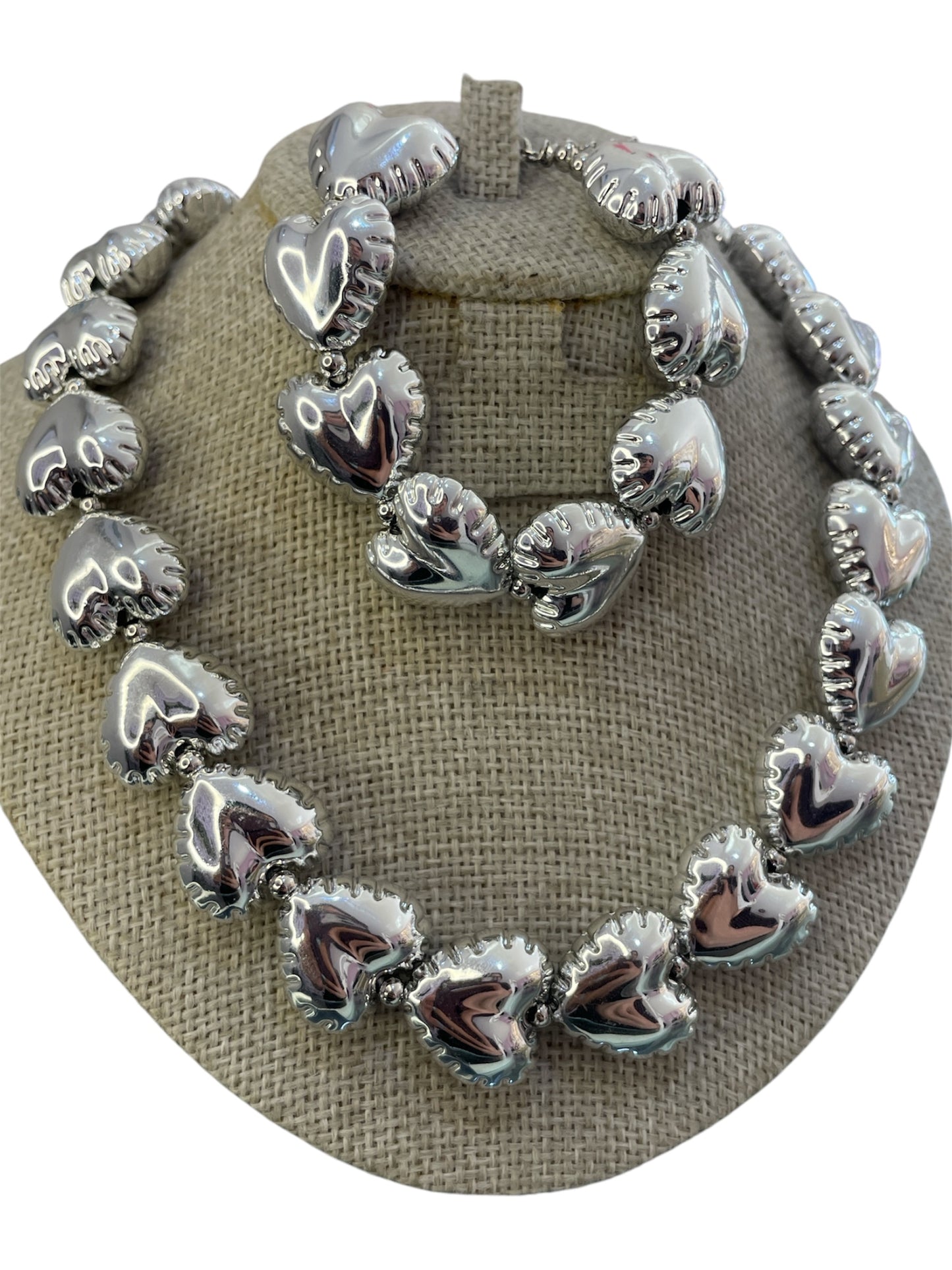 Set Corazones Chunky