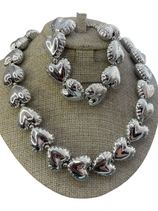 Set Corazones Chunky