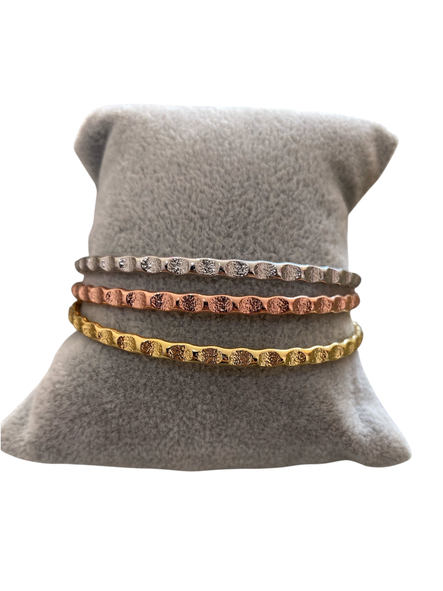 Set Pulseras Tricolor