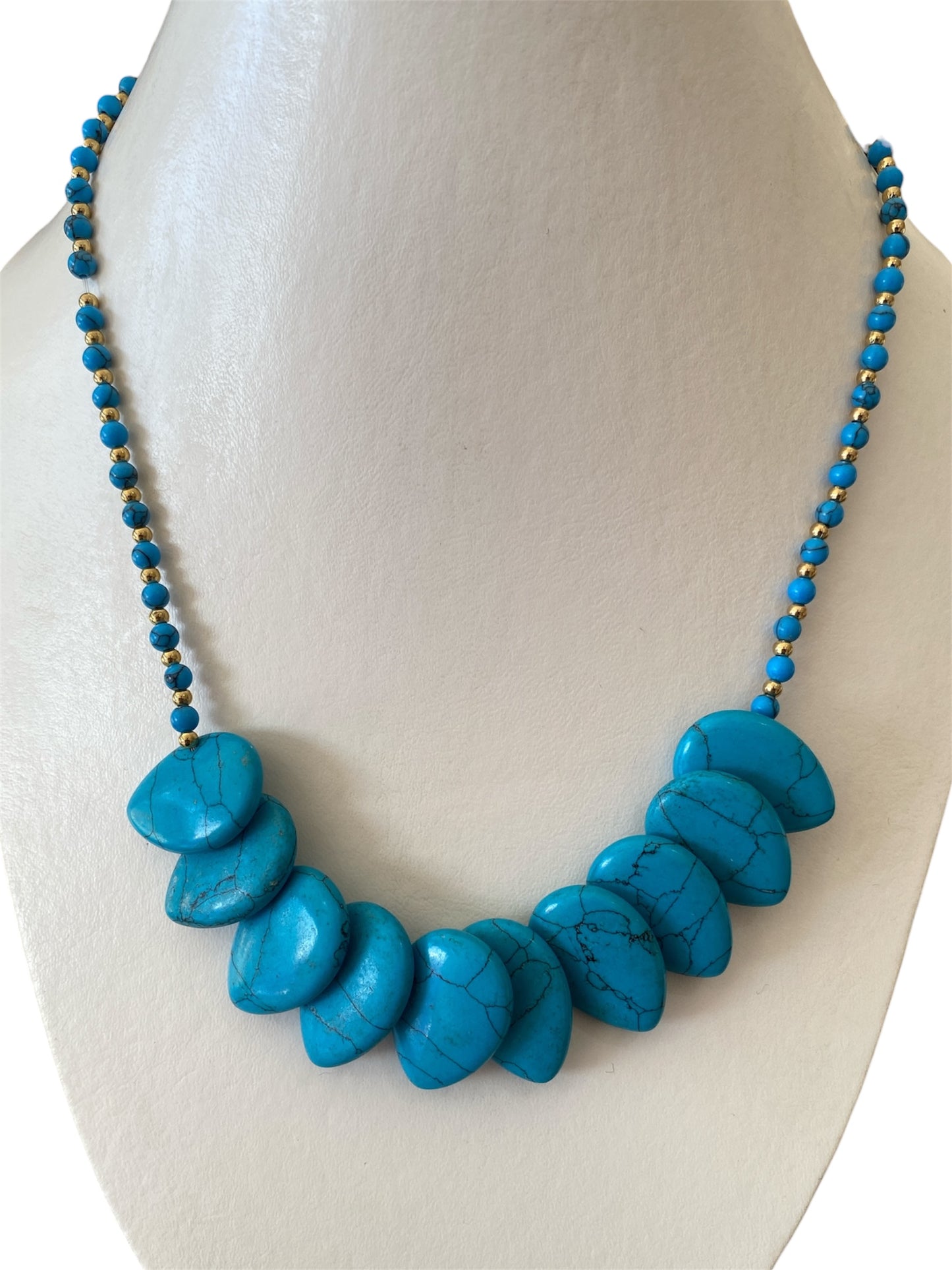 Cadena Piedras Azul y Café