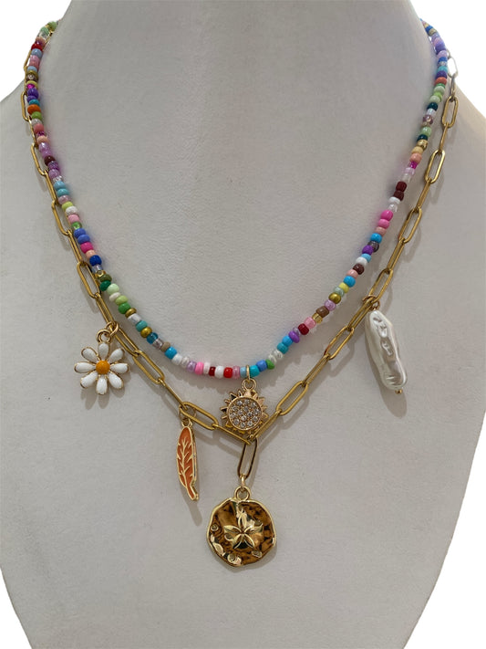 Collar Doble Dijes Varios