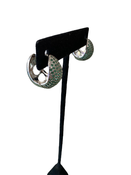 Hoops Chunky Plateados