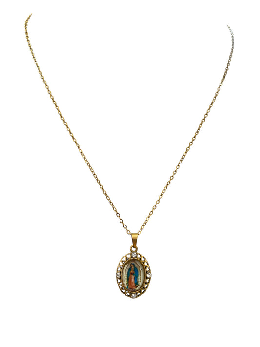 Cadena Dije Virgen De Guadalupe