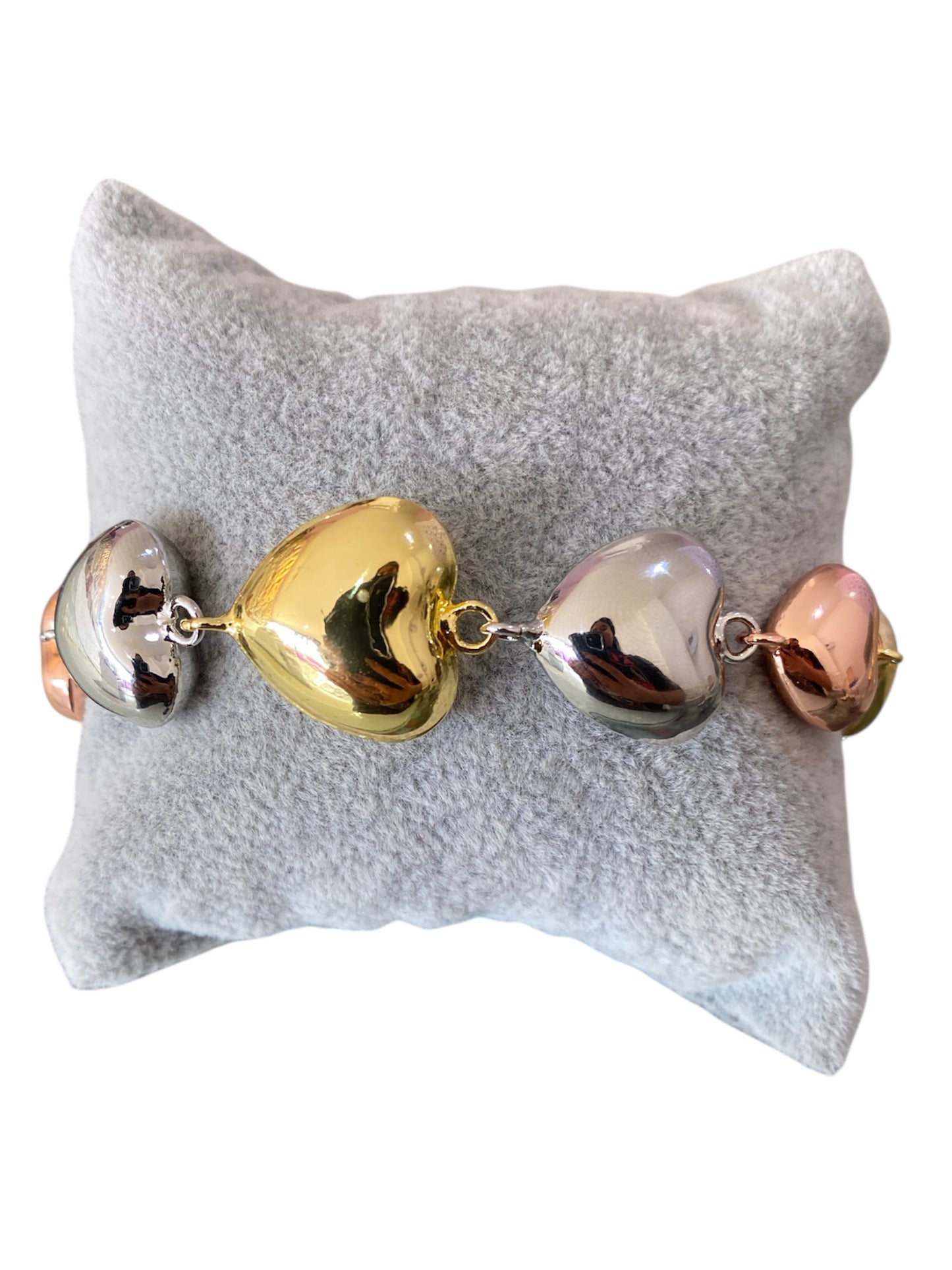 Pulsera Corazones Chunky