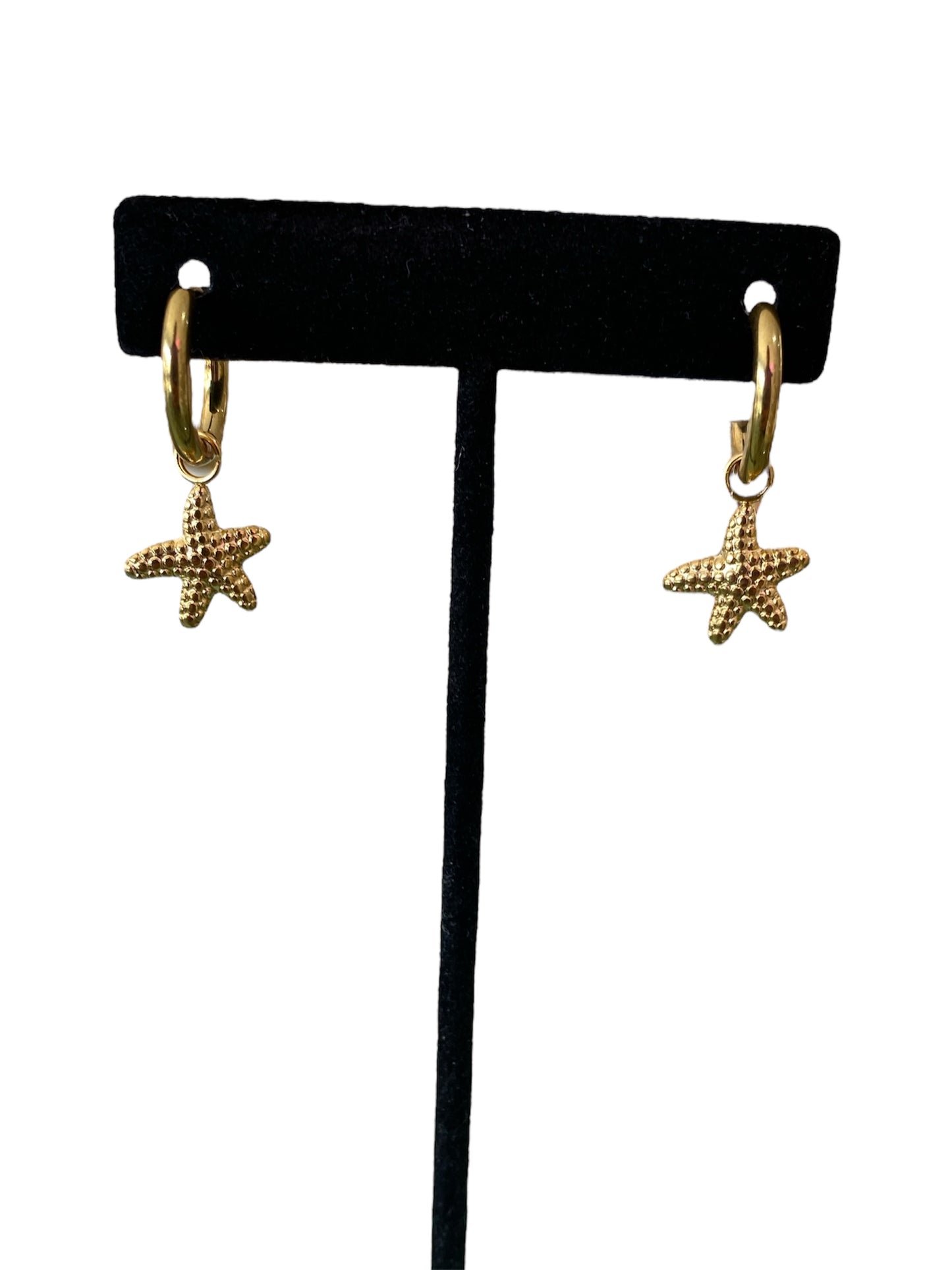 Arracada Estrella De Mar Colgante