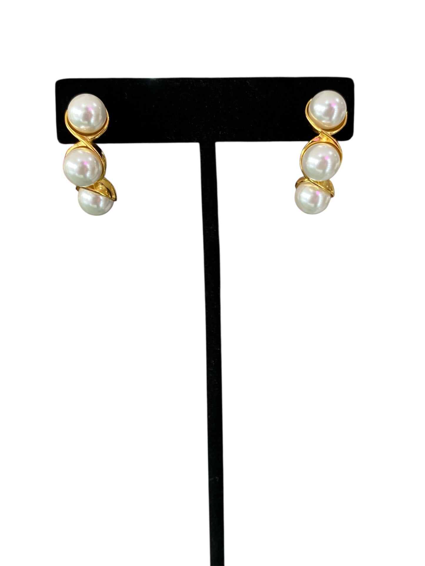 Arete Perla Colgantes