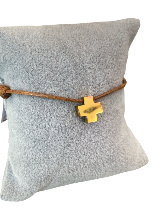 Pulsera Hilo Cafe Cruz