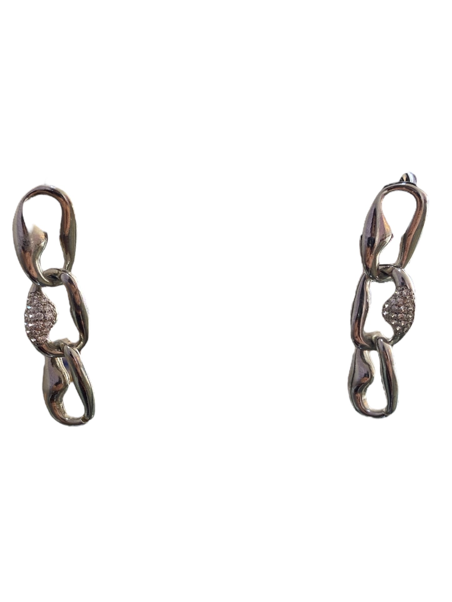 Aretes Tipo concha Brillante