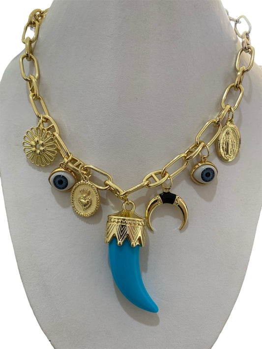 Collar Colmillo Dijes